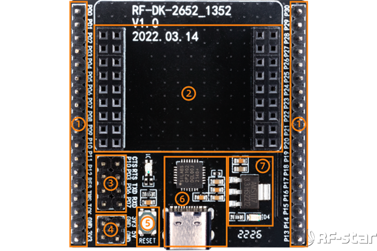 RF-BT03開發底板